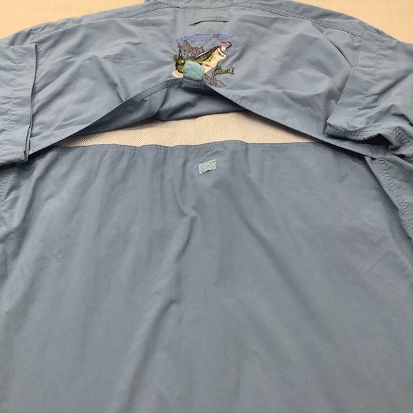 Men’s Fishing Shirt Al Agnew Button Up Vented Collared Outdoor Outerwear XL - Picture 5 of 12